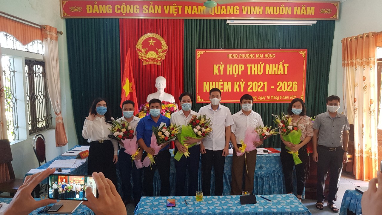 Kỳ họp thứ nhất Hội đồng nhân dân phường Mai Hùng Khóa XX, nhiệm kỳ 2021-2026